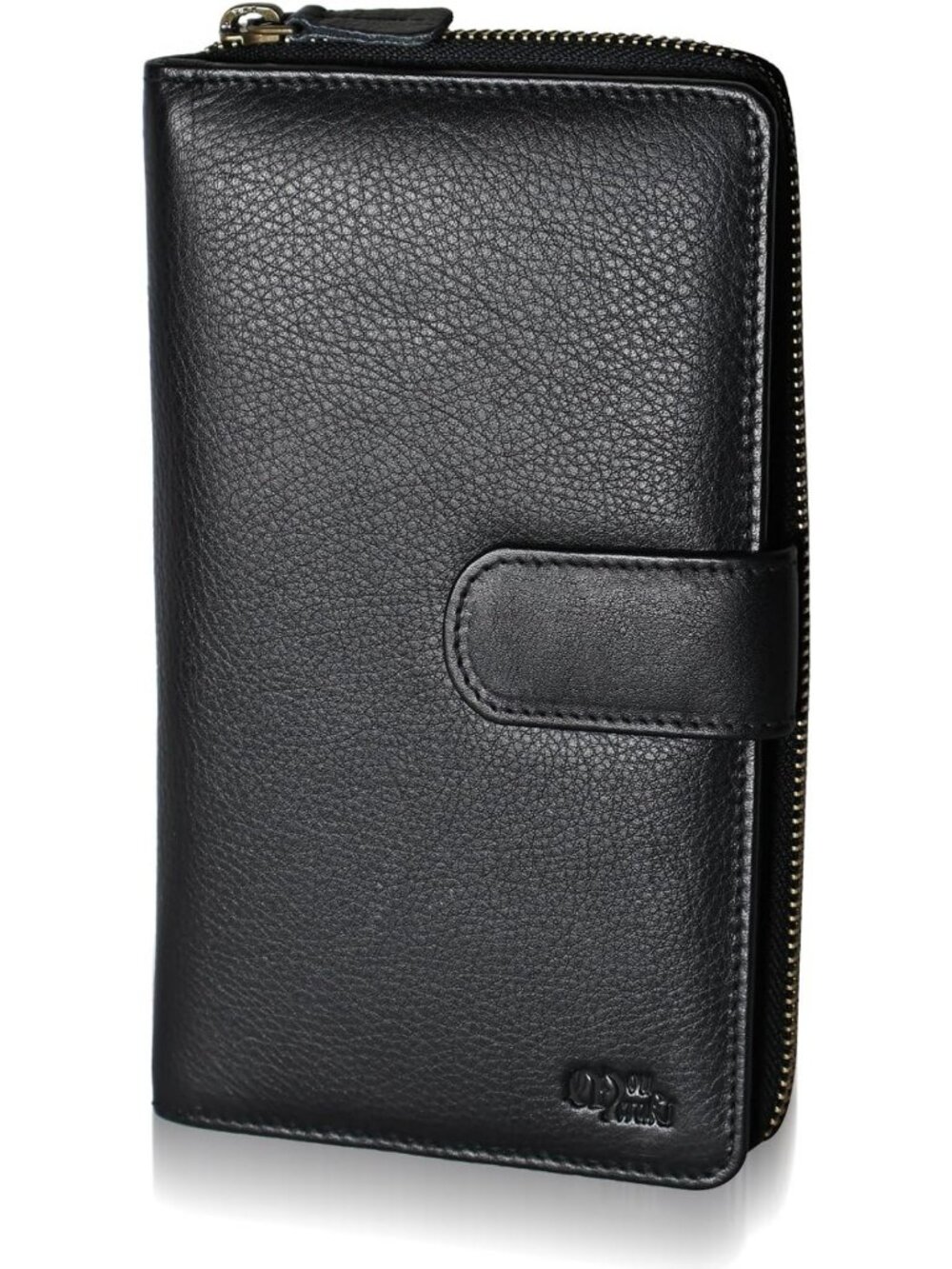 Stylish RFID Blocking Leather Checkbook Wallet for Women - Chic Clutch Organizer